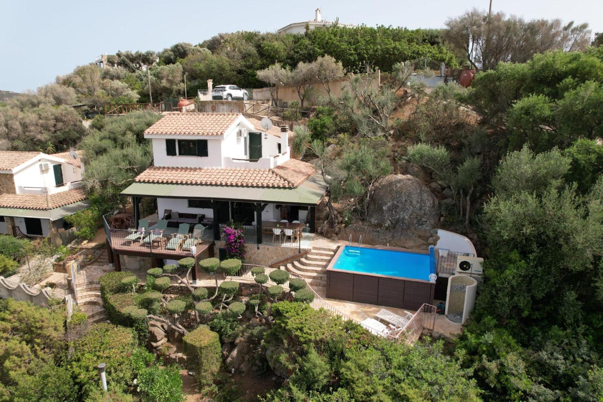 Villetta With Heated Pool And Panoramic View Torre delle Stelle Exterior foto
